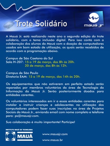 Trote Solidário