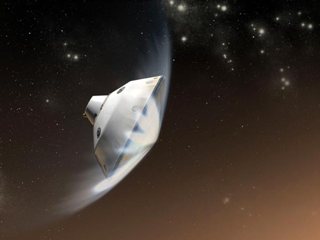 Curiosity enters the atmosphere at 10:10:45.7 PM