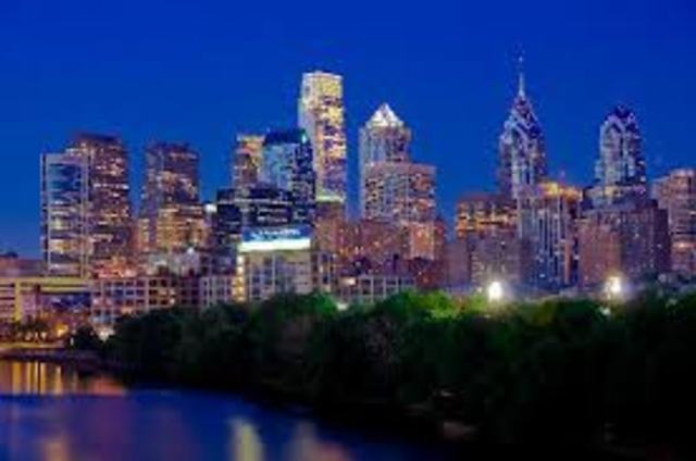 Moved to Philadelphia