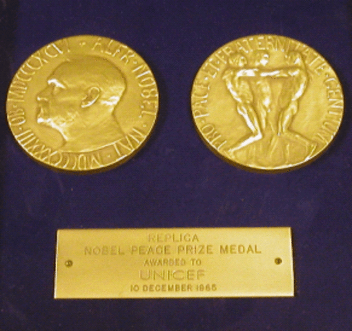 UNICEF was awarded the Nobel Peace Prize