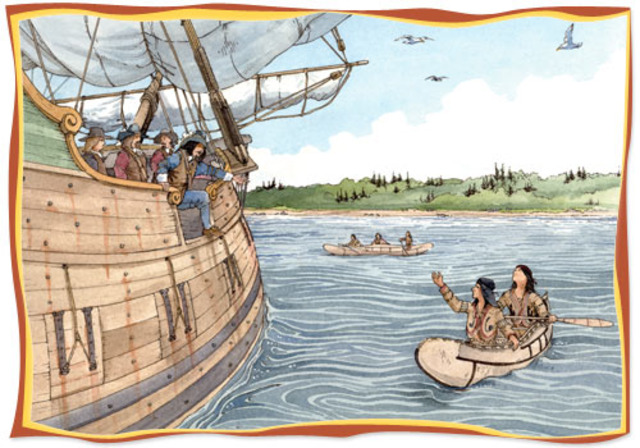 The first European contact