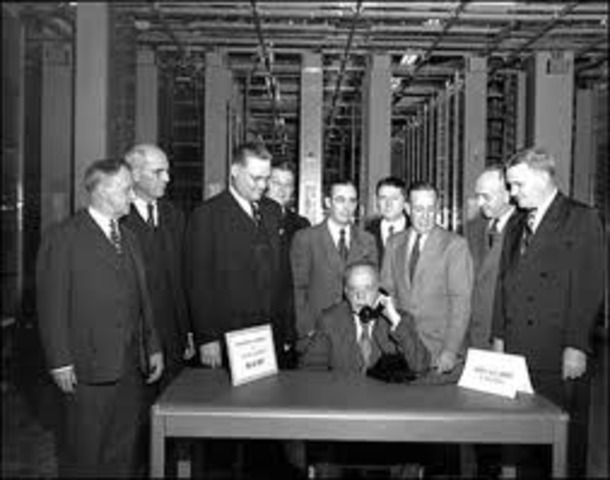 First transcontinental telephone call