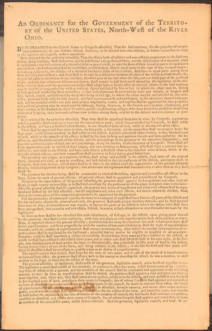 Northwest Ordinance  July 13, 1787