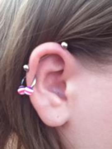 I got my industrial done!