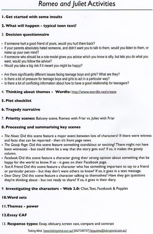 (2) PD- Romeo and Juliet