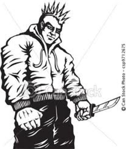 Early uses of word "Punk" to signify a criminal