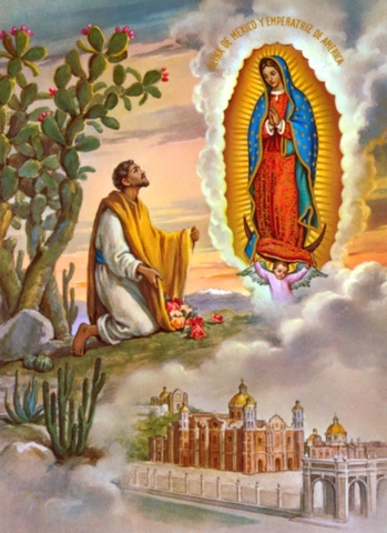 Juan Diego and Our Lady of Guadalupe Appirition