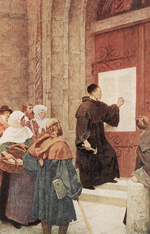 Martin Luther Posts the 95 Theses