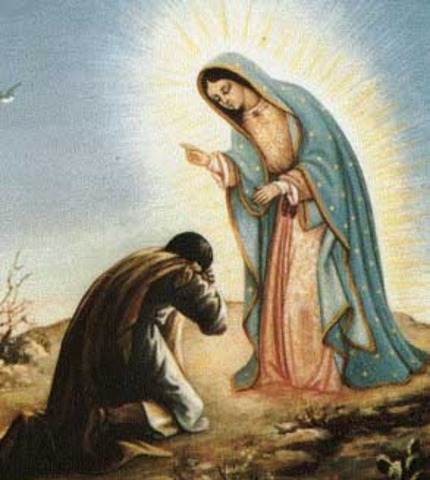 Juan Diego and our Lady of Guadalupe