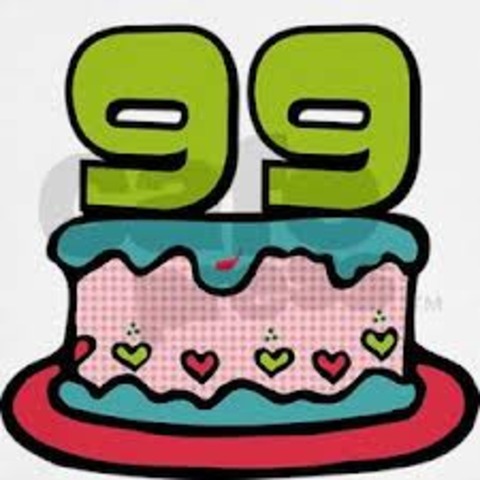 I Celebrate my 99 Birthday.