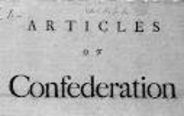 Articles of Confederation