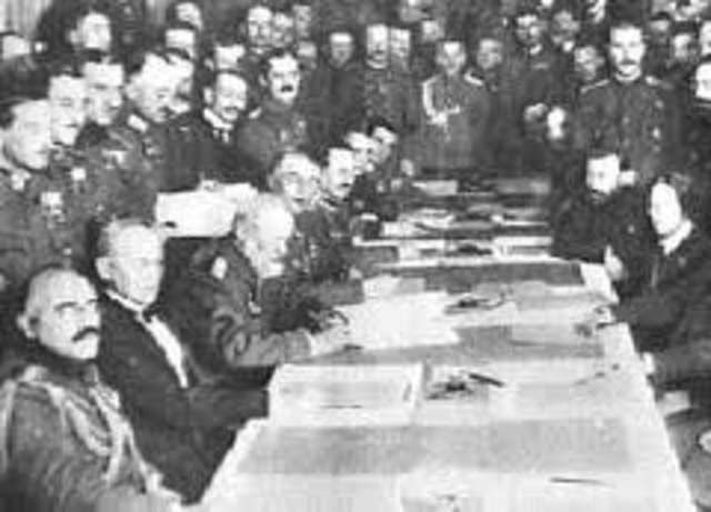Russia signs the Treaty of Brest Litovsk