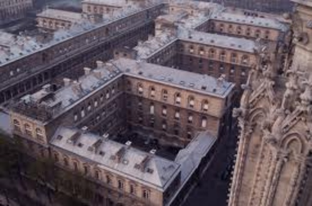 Initiation of  the hoapital "Hotel Dieu"