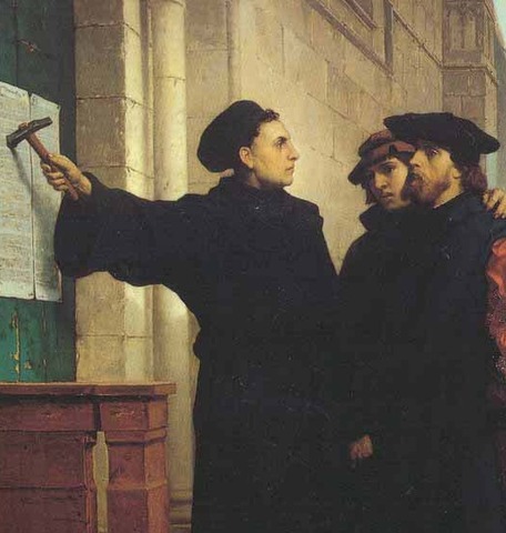 Martin Luther posts the 95 theses