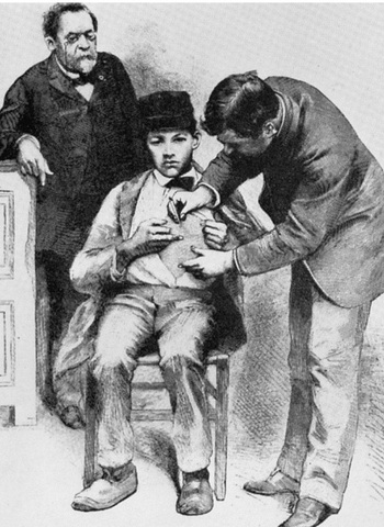 1ra Vacunación antirabica.