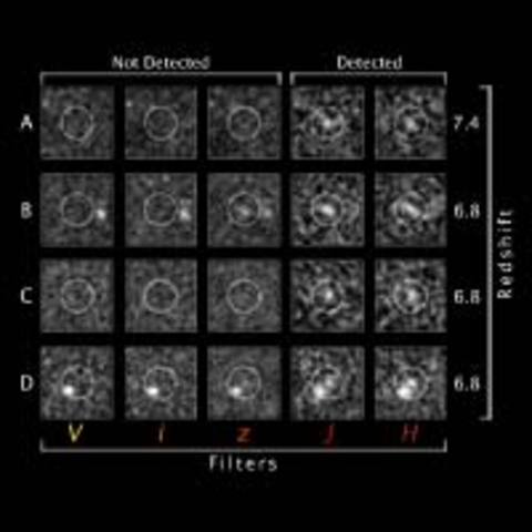 The hubble telescope traces the evolution of the first galaxies in the universe