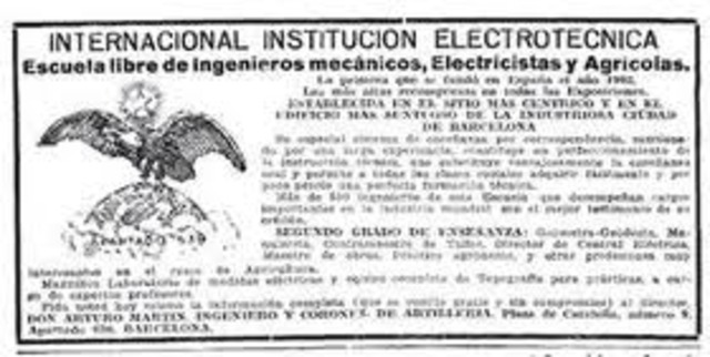 España: Julio Cervera Baviera que crea las Escuelas Libres de Ingenieros