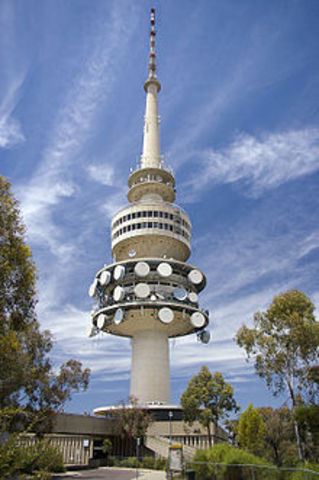Telstra Tower opens.