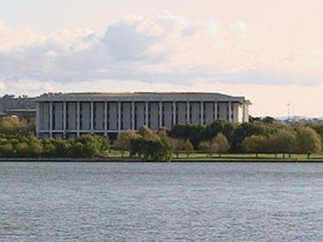 The National Library of Australia opens.