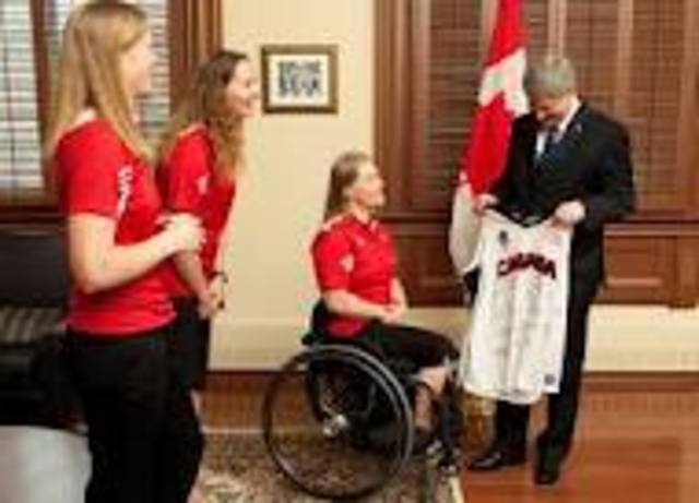 Chantal's first real paralympic games