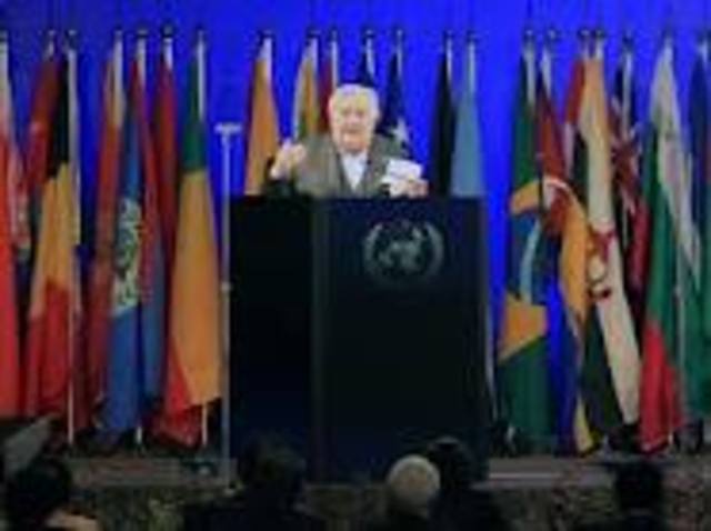 Conferencia de las Naciones Unidas sobre el Medio Ambiente y Desarrollo, Río de Janeiro, Brasil.