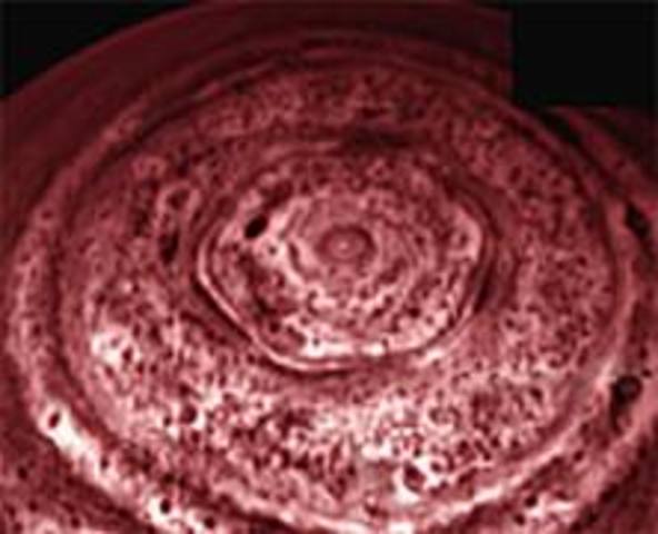 Saturns' North pole