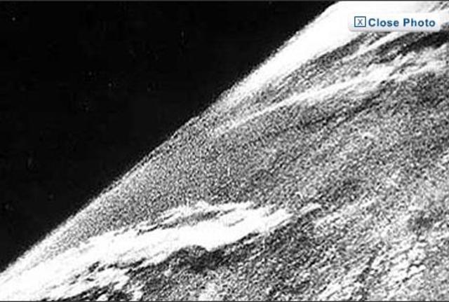 The First Photo Taken From Space