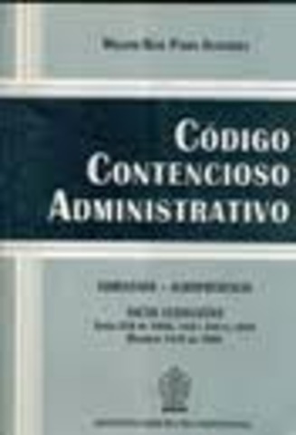 CÓDIGO CONTENCIOSO ADMINISTRATIVO