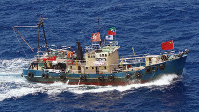 Pro-China activst land on the islands