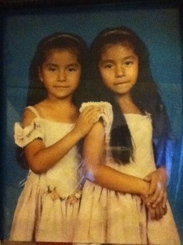 My twin sisters were born!