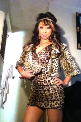 Leopard Fashion Model