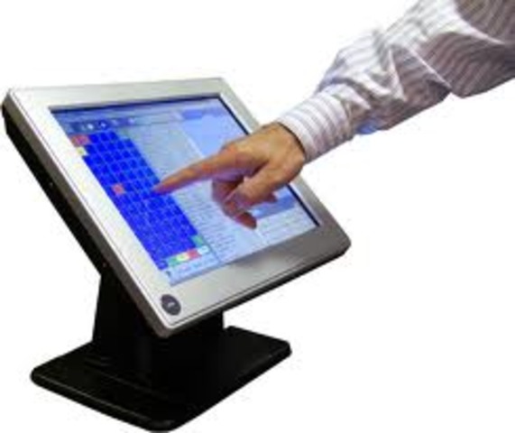 Primeros monitores tactiles