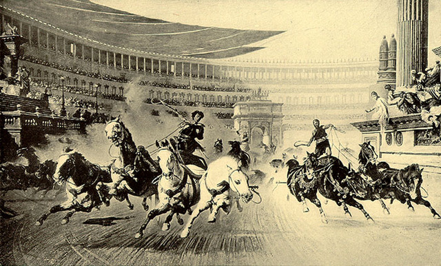 Chariot Racing started in 753 BC