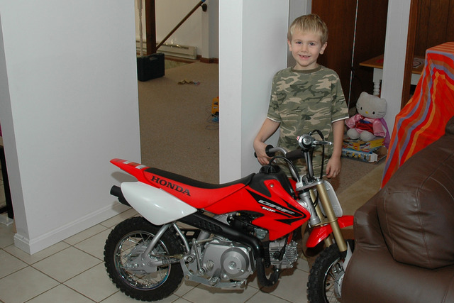Christmas 2007 got my dirt bike