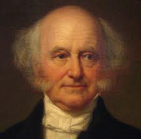 Martin Van Buren was elected