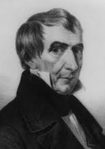 William Henry Harrison was elected