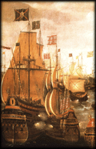 England defeats the Spanish Armada