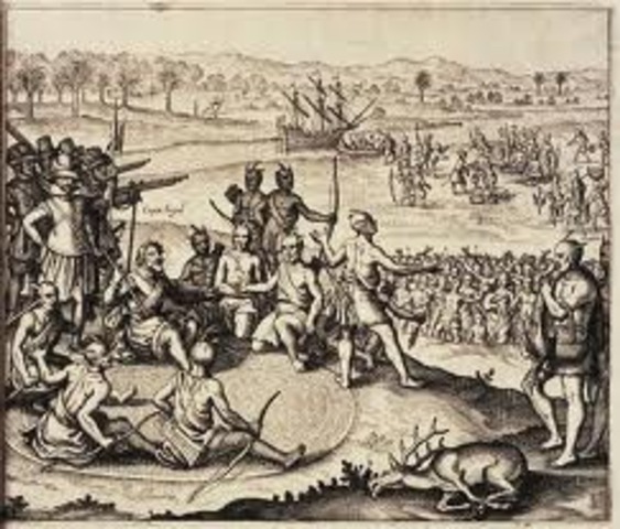 First Anglo-powhatan war ends