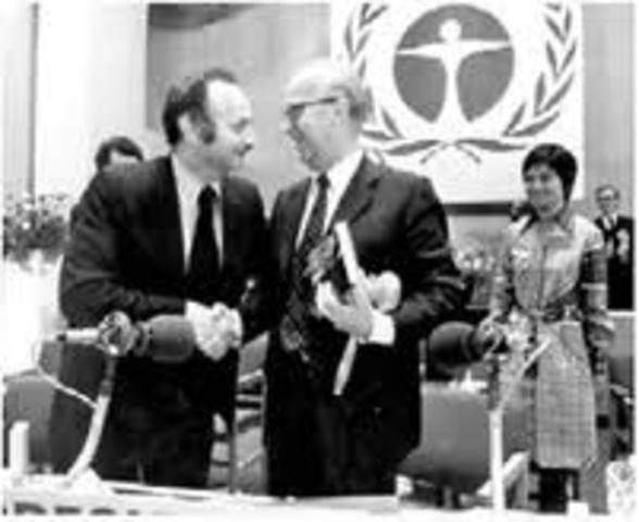 I Conferencia de las Naciones Unidas sobre el Medio Humano. Estocolmo, Suecia.