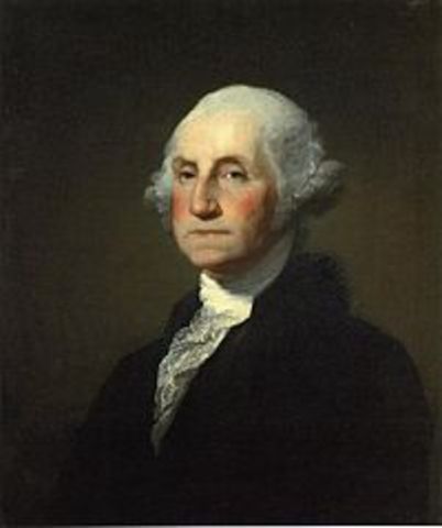 George Washington was elected