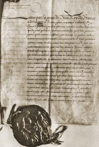 Edict of Nantes Issued