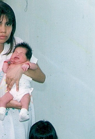 My sister Katherine was born