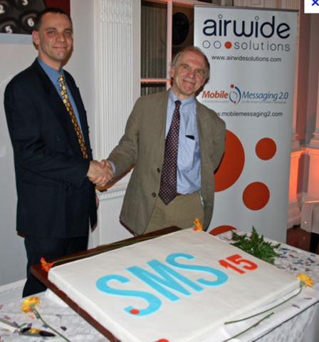 Niel Papworth send the first SMS