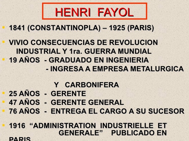 Henri Fayol