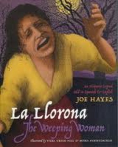 Grandmother sharing scary stories