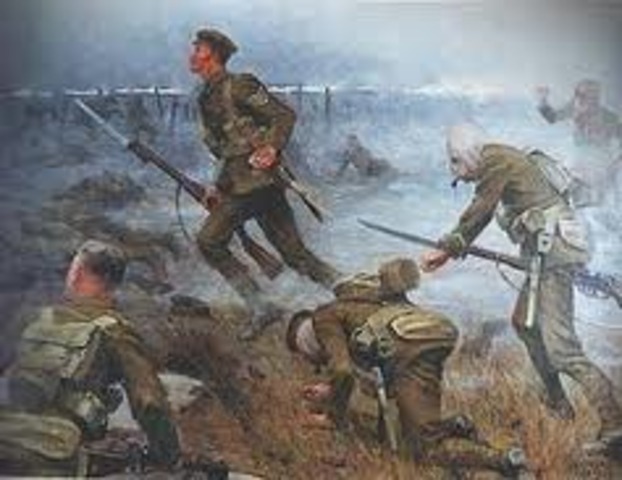The battle at Loos