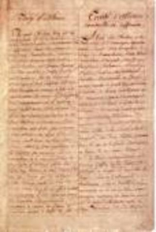 Treaty of Aliance Signed