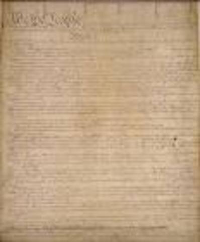 United States Constitution went into effect