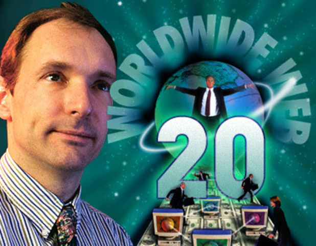 Tim Berners-Lee creo el hipertexto www para interactuar con el internet y el concepto de los URL.