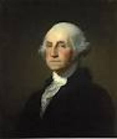 George Washington took office